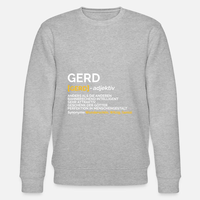 Gerd - Stanley/Stella Unisex Bio-Sweatshirt CHANGER  - Grau meliert