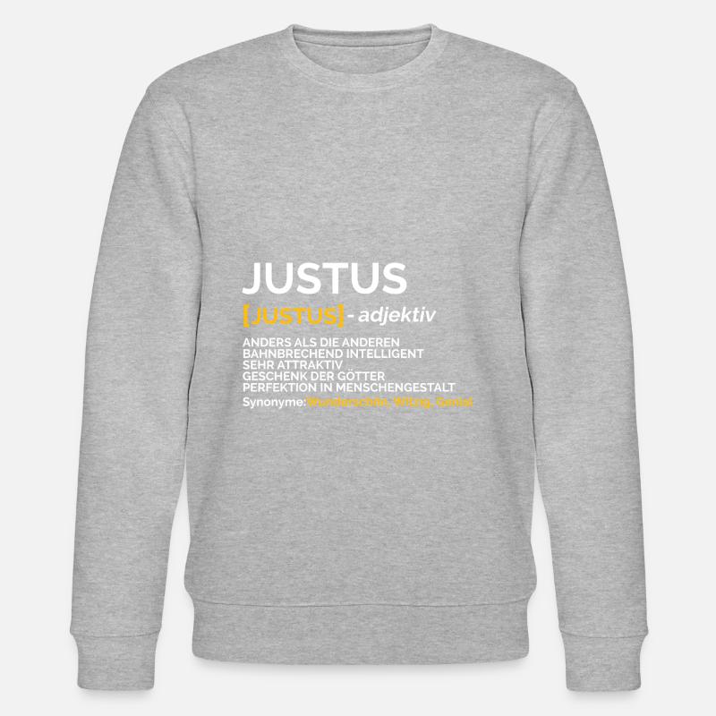 Justus - Stanley/Stella Unisex Bio-Sweatshirt CHANGER  - Grau meliert