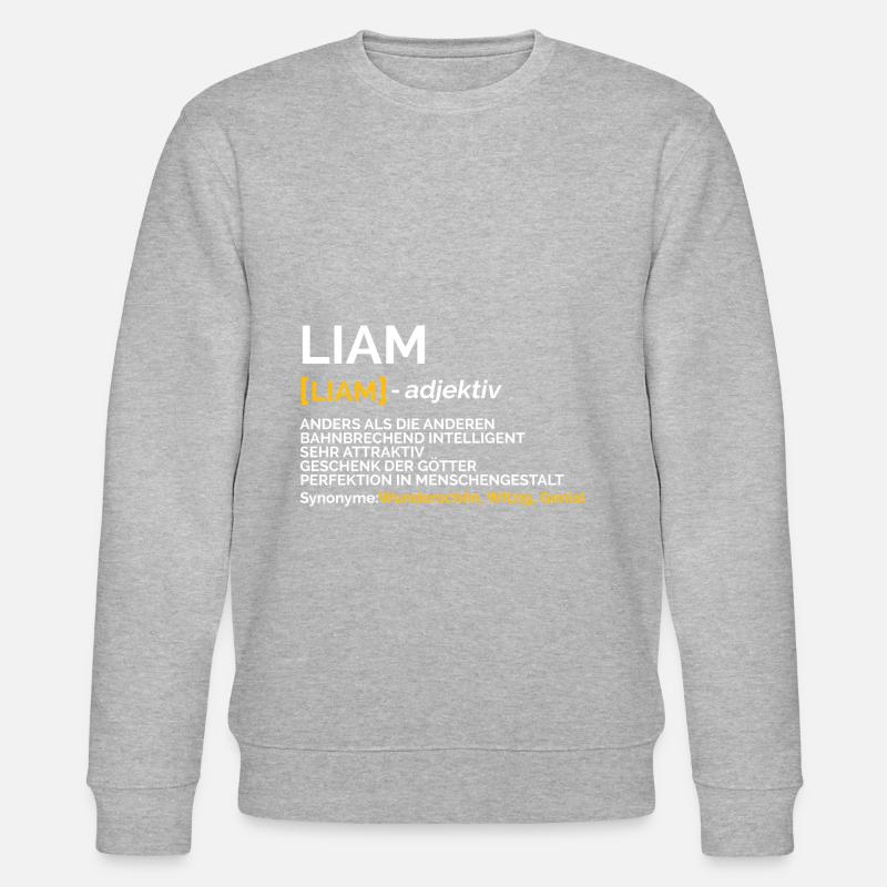 Liam - Stanley/Stella Unisex Bio-Sweatshirt CHANGER  - Grau meliert
