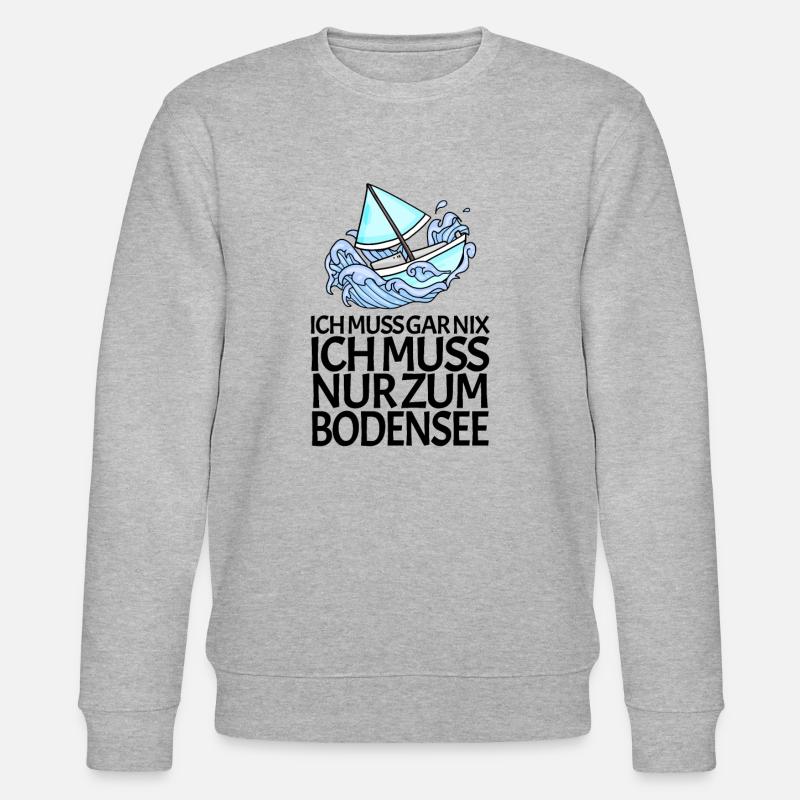 Bodensee - Stanley/Stella Unisex Bio-Sweatshirt CHANGER  - Grau meliert