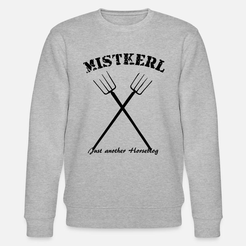 Mistkerl - Stanley/Stella Unisex Bio-Sweatshirt CHANGER  - Grau meliert
