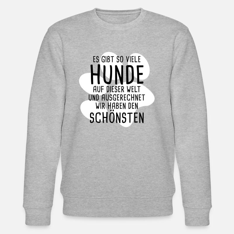 Der schönste Hund - Stanley/Stella Unisex Bio-Sweatshirt CHANGER  - Grau meliert