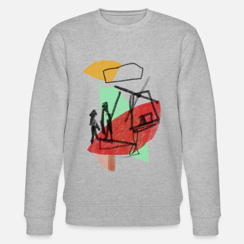 Don Quijote - Stanley/Stella Unisex Bio-Sweatshirt CHANGER  - Grau meliert