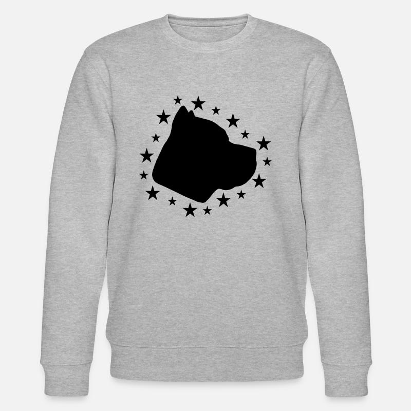 Cane Corso - Stanley/Stella Unisex Bio-Sweatshirt CHANGER  - Grau meliert