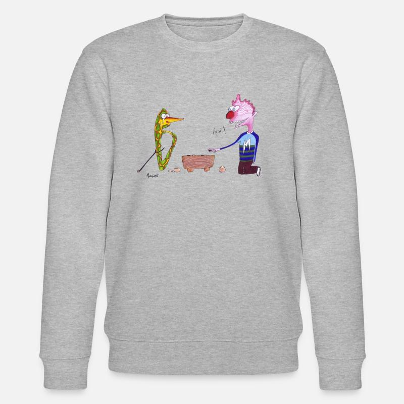 Ein grausames Spiel - Stanley/Stella Unisex Bio-Sweatshirt CHANGER - Grau meliert