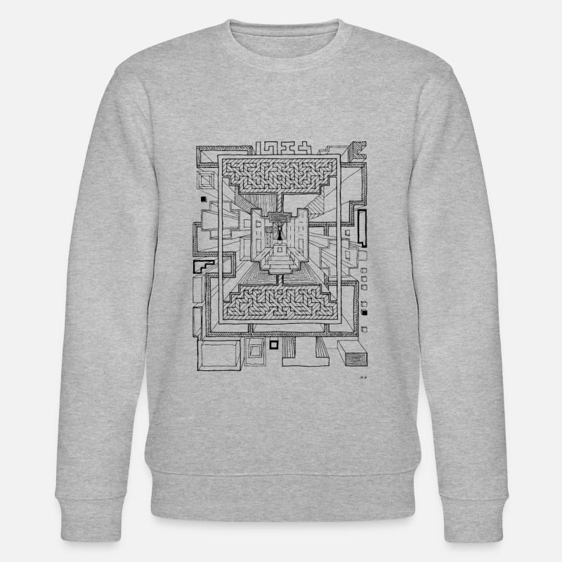 1714 Dimension - Stanley/Stella Unisex Bio-Sweatshirt CHANGER  - Grau meliert