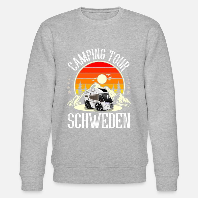 Camping Camper Camping Suède - Sweat bio CHANGER Stanley/Stella Unisexe - gris chiné