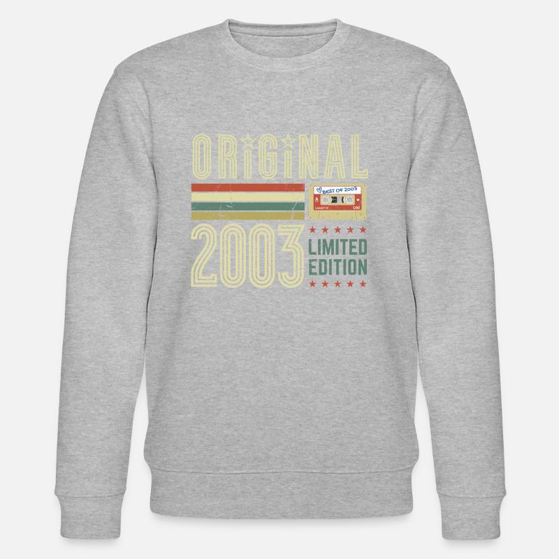 Original 2003 - Édition limitée - Sweat bio CHANGER Stanley/Stella Unisexe - gris chiné
