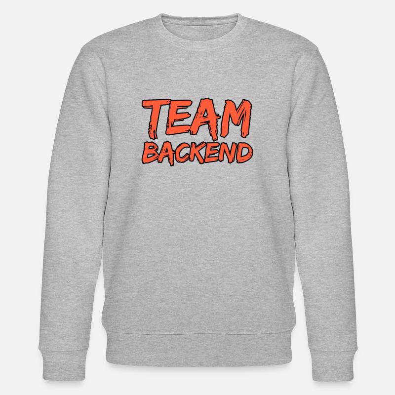 Team Backend Programmer - Stanley/Stella CHANGER Unisex Organic Sweatshirt - heather grey