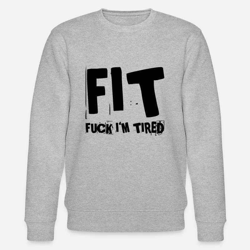 Fit Lustig - Stanley/Stella Unisex Bio-Sweatshirt CHANGER - Grau meliert