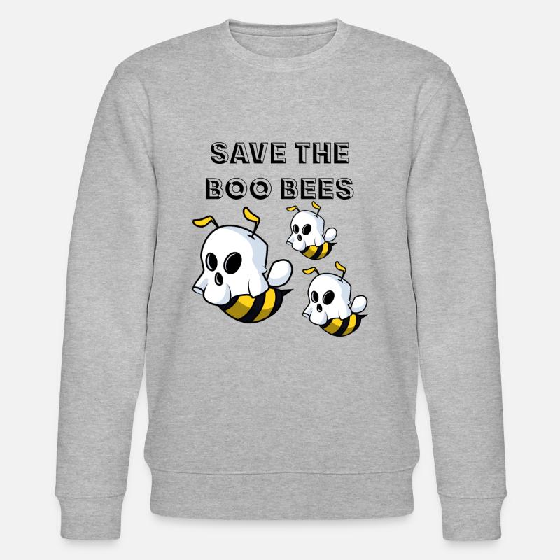 Boo Bees - Stanley/Stella Unisex Bio-Sweatshirt CHANGER  - Grau meliert