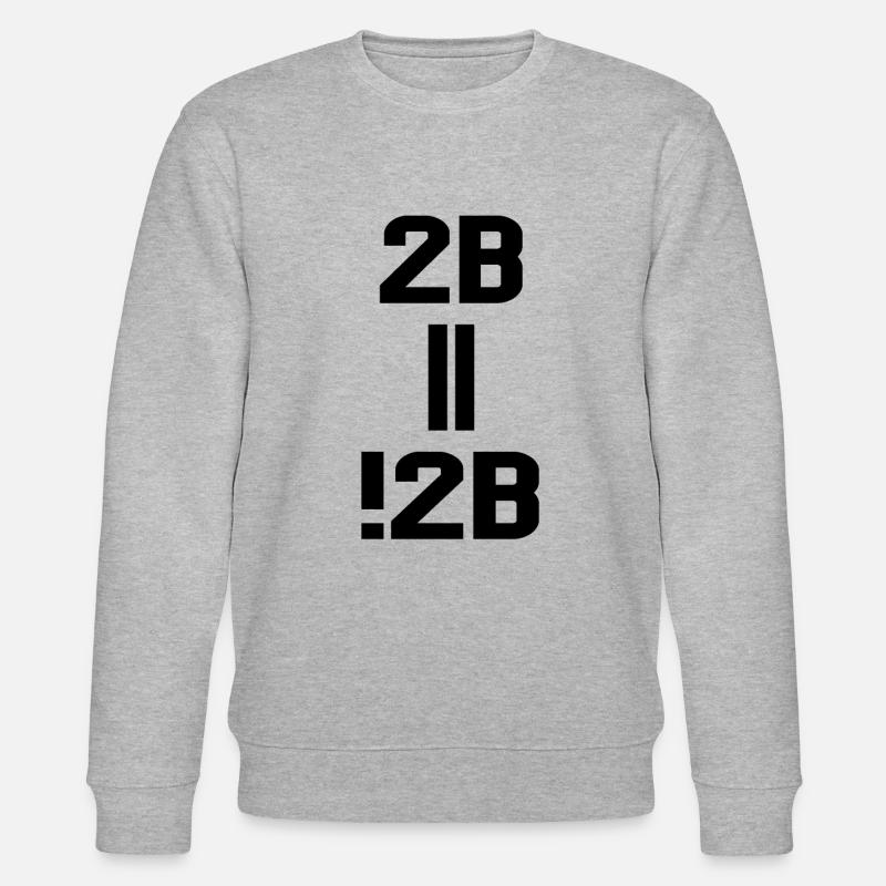 2B || ! 2B - Sweat bio CHANGER Stanley/Stella Unisexe - gris chiné