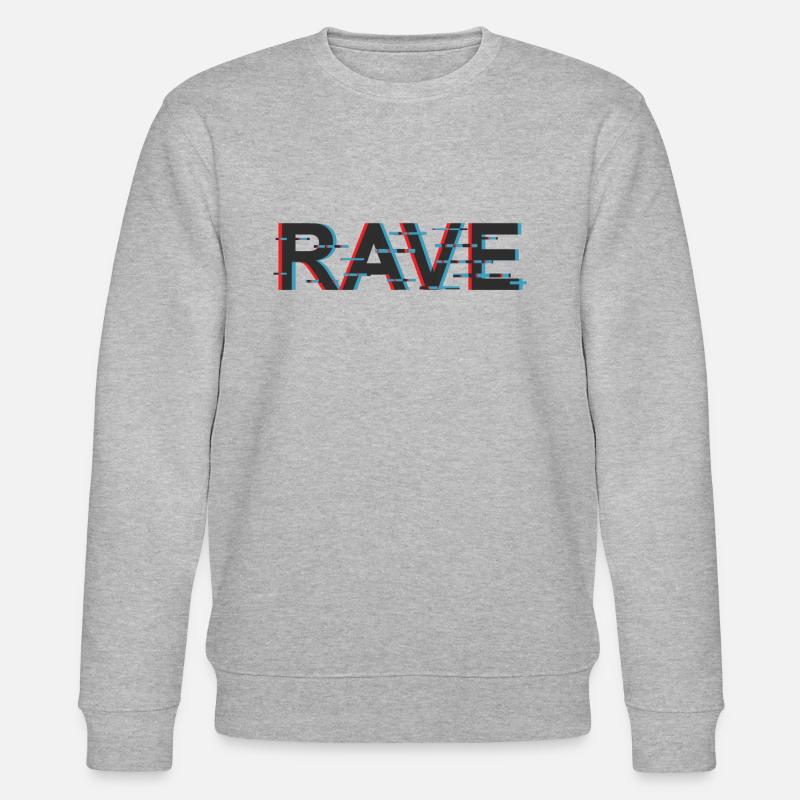 Rave - Stanley/Stella Unisex Bio-Sweatshirt CHANGER  - Grau meliert