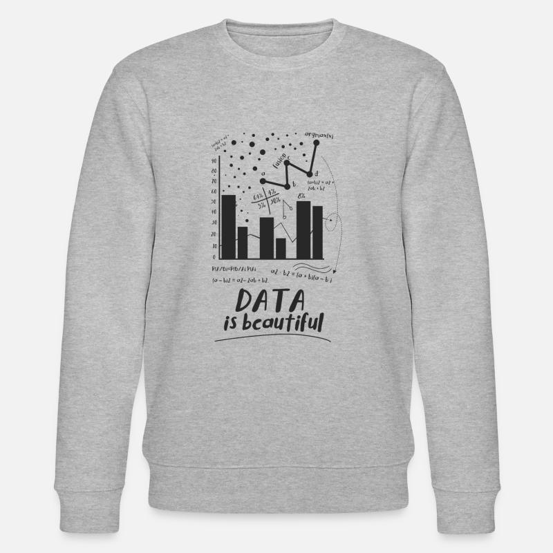 Analyste statisticien - Sweat bio CHANGER Stanley/Stella Unisexe - gris chiné