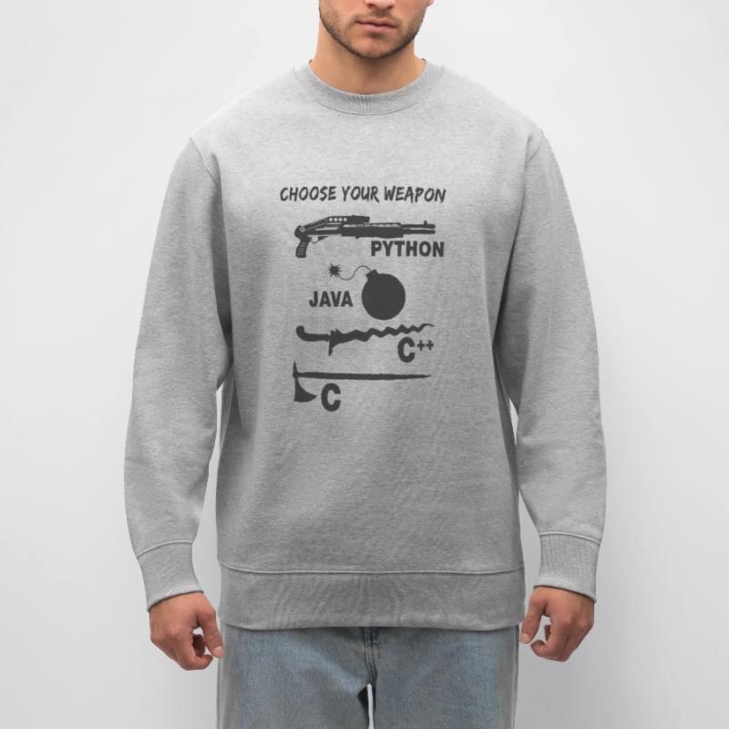 Programmierer Wählt Eure Programmiersprache Stanley/Stella Unisex Bio-Sweatshirt CHANGER 