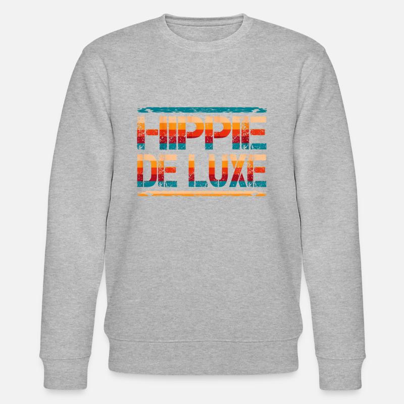 hippie de luxe - Stanley/Stella Unisex Bio-Sweatshirt CHANGER  - Grau meliert
