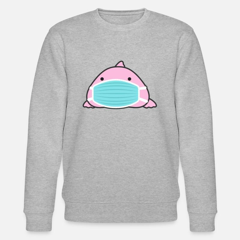 Blobfisch - Stanley/Stella Unisex Bio-Sweatshirt CHANGER  - Grau meliert