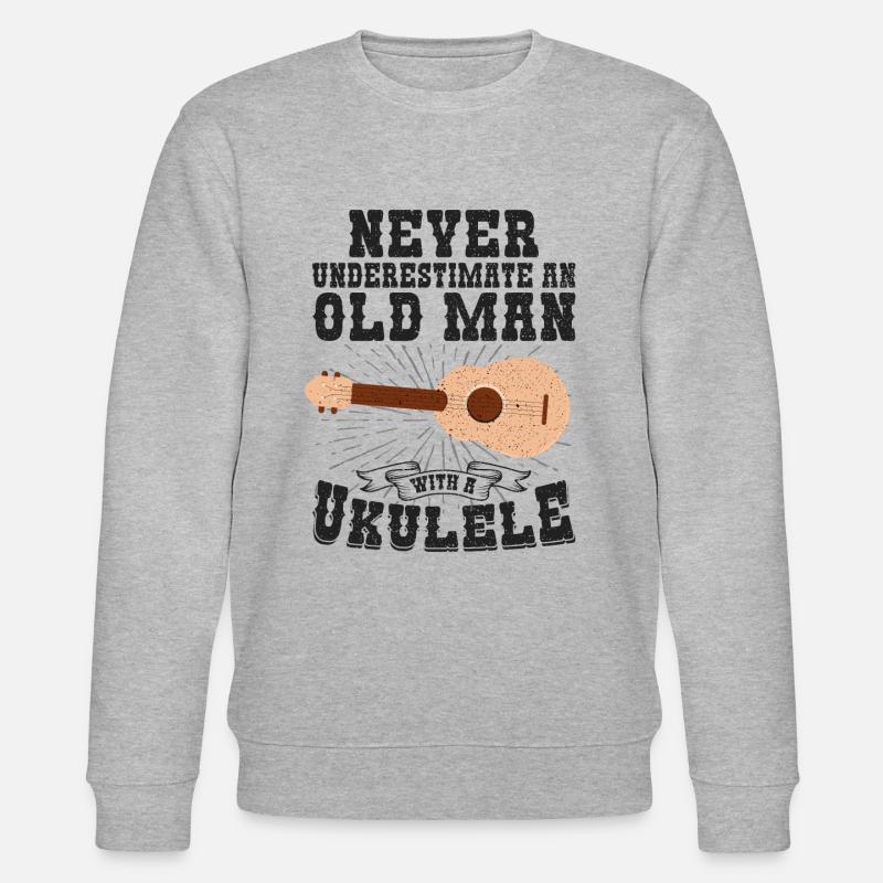 ukulélé - Sweat bio CHANGER Stanley/Stella Unisexe - gris chiné