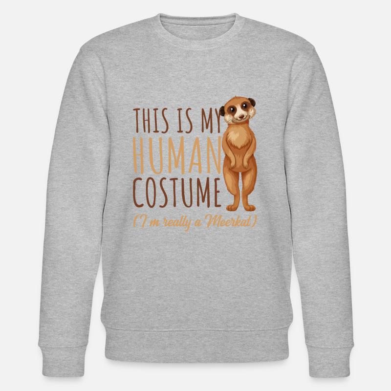 Erdmännchen - Stanley/Stella Unisex Bio-Sweatshirt CHANGER  - Grau meliert