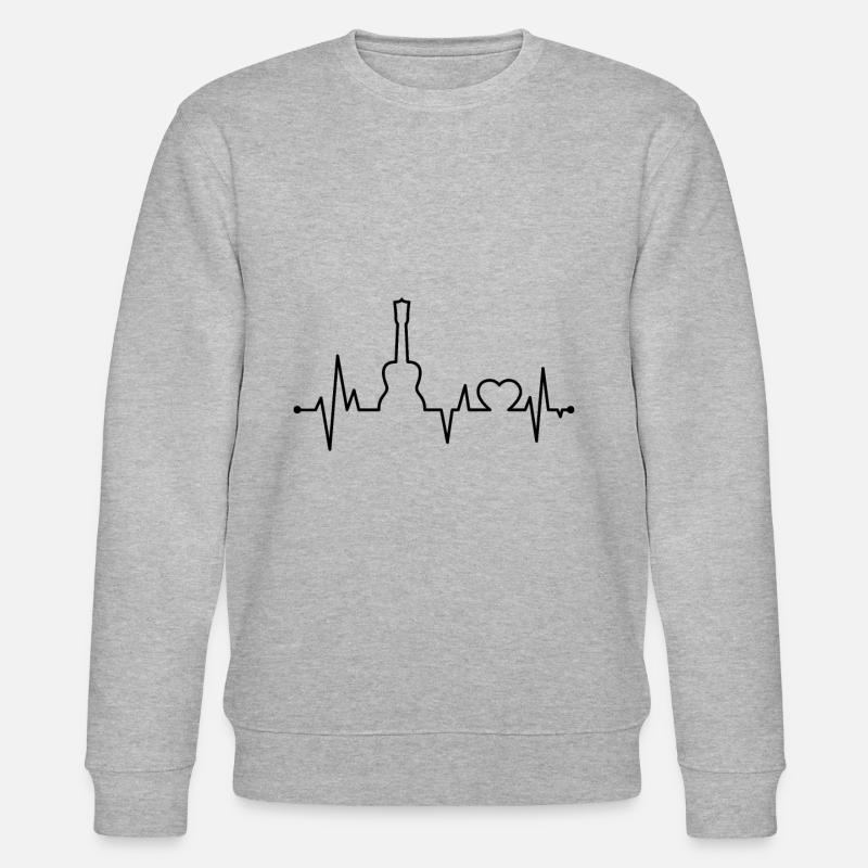 Ukulele - Stanley/Stella Unisex Bio-Sweatshirt CHANGER  - Grau meliert