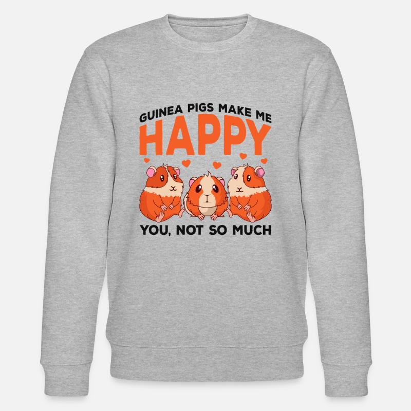 Cochon d'Inde - Sweat bio CHANGER Stanley/Stella Unisexe - gris chiné