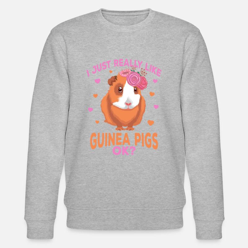Cochon d'Inde - Sweat bio CHANGER Stanley/Stella Unisexe - gris chiné