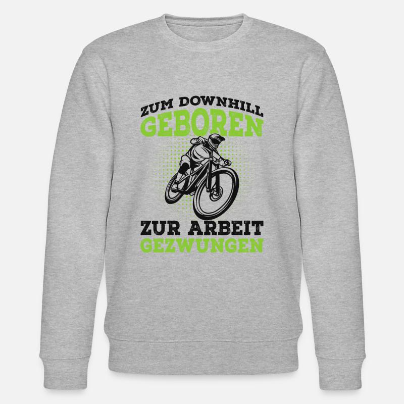 Downhill - Stanley/Stella Unisex Bio-Sweatshirt CHANGER  - Grau meliert