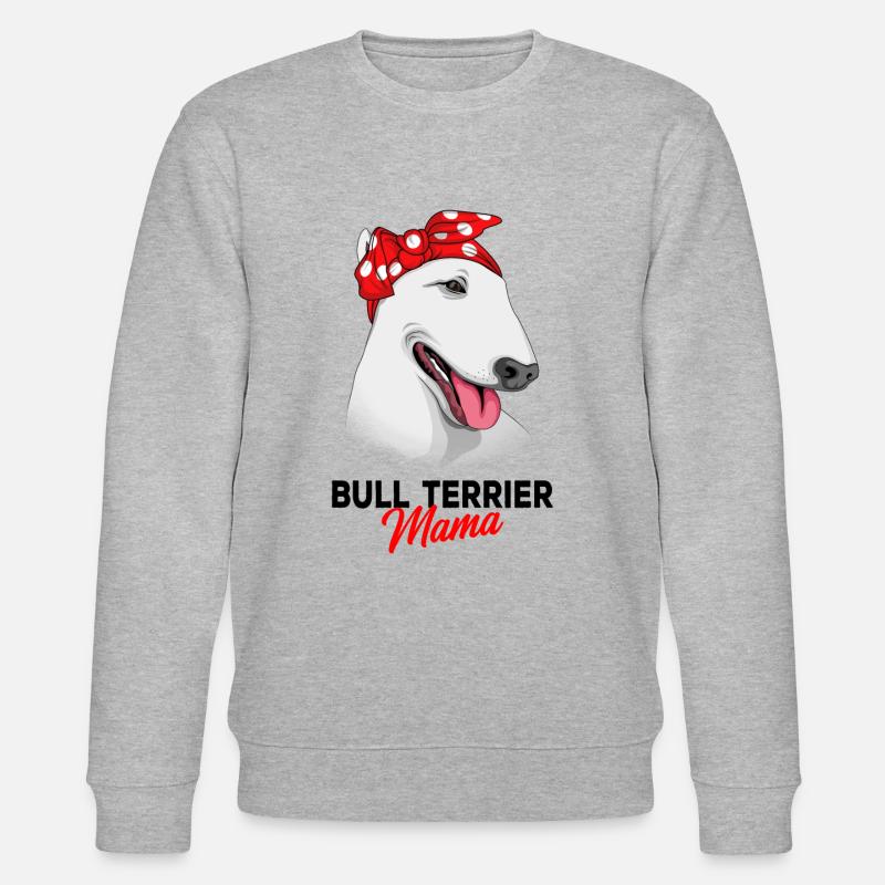 Bullterrier - Stanley/Stella Unisex Bio-Sweatshirt CHANGER  - Grau meliert