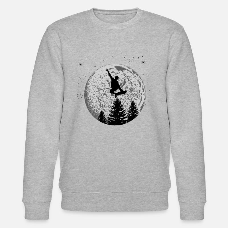 Skateboard - Stanley/Stella Unisex Bio-Sweatshirt CHANGER  - Grau meliert