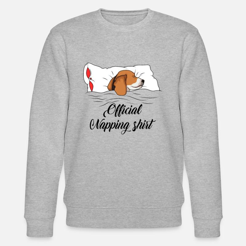 Beagle - Stanley/Stella Unisex Bio-Sweatshirt CHANGER  - Grau meliert