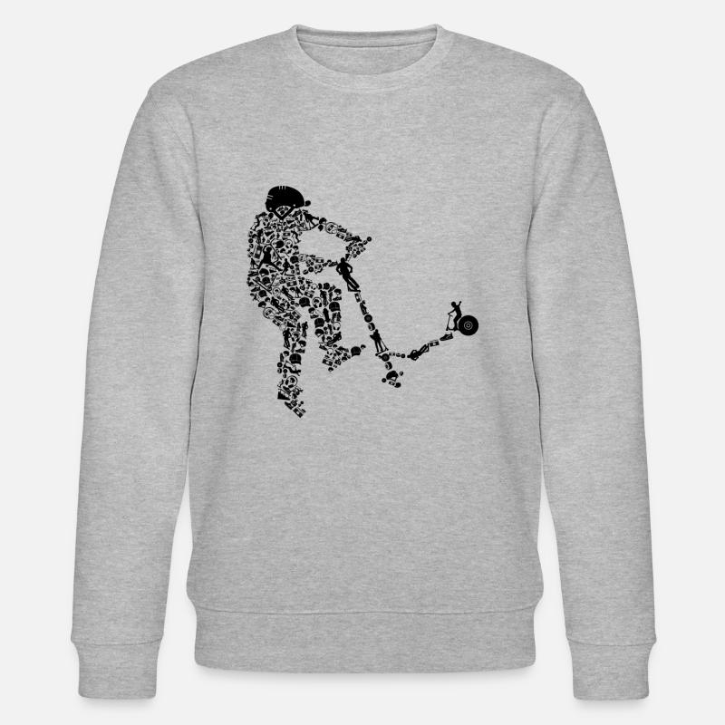 Scooter - Stanley/Stella Unisex Bio-Sweatshirt CHANGER  - Grau meliert
