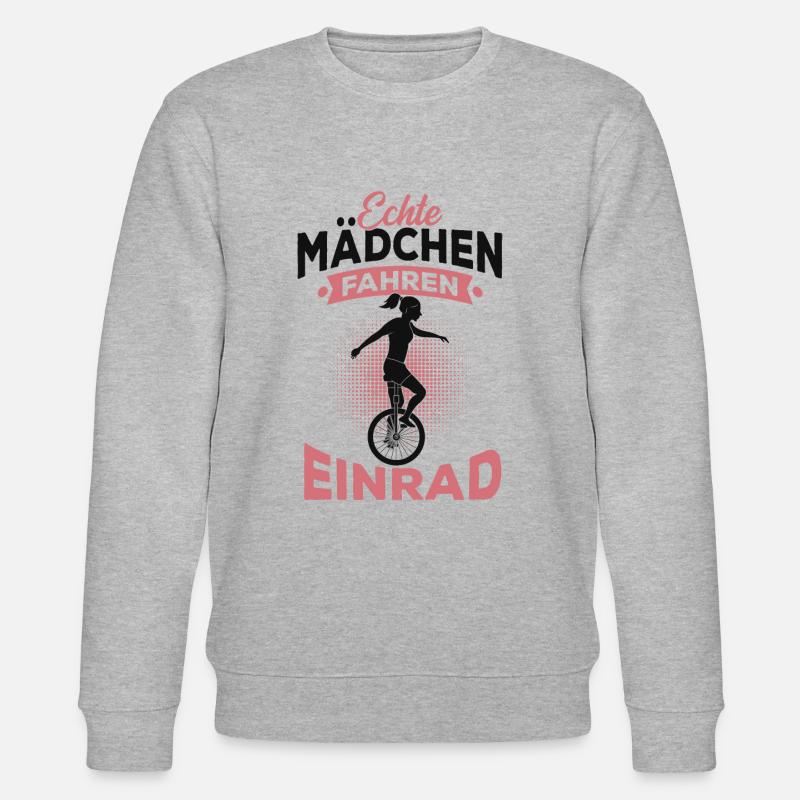 Einrad - Stanley/Stella Unisex Bio-Sweatshirt CHANGER  - Grau meliert