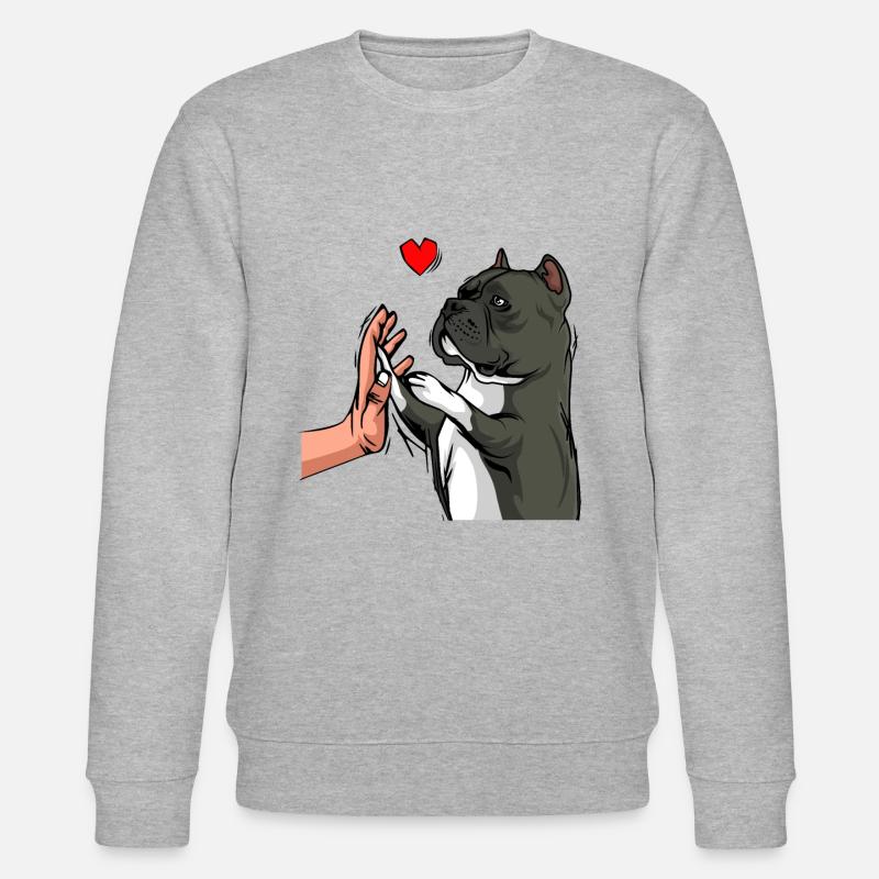 American Bully amour chiens Maman - Sweat bio CHANGER Stanley/Stella Unisexe - gris chiné