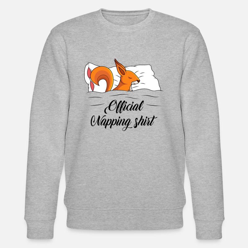 Eichhörnchen - Stanley/Stella Unisex Bio-Sweatshirt CHANGER  - Grau meliert