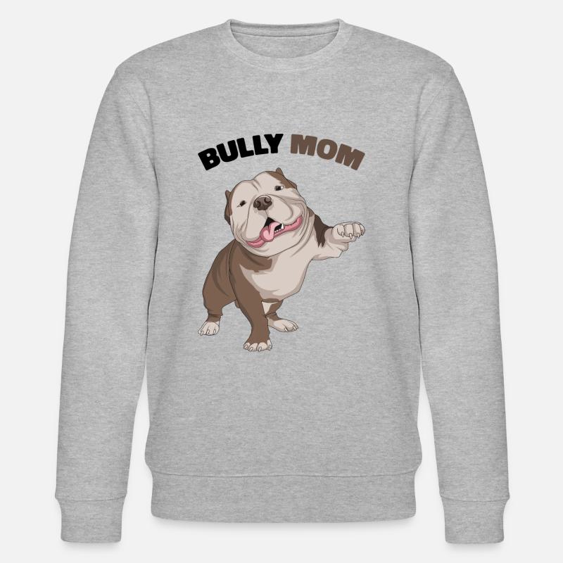 American Bully - Stanley/Stella Unisex Bio-Sweatshirt CHANGER  - Grau meliert