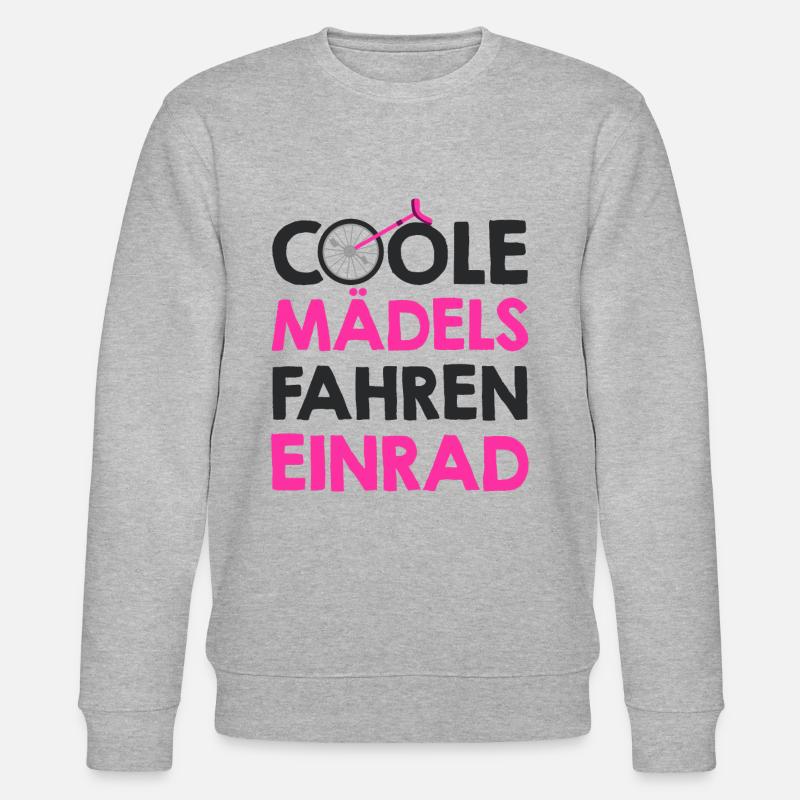 Einrad - Stanley/Stella Unisex Bio-Sweatshirt CHANGER - Grau meliert