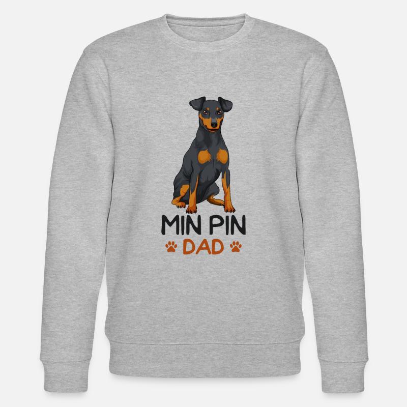 Zwergpinscher - Stanley/Stella Unisex Bio-Sweatshirt CHANGER - Grau meliert