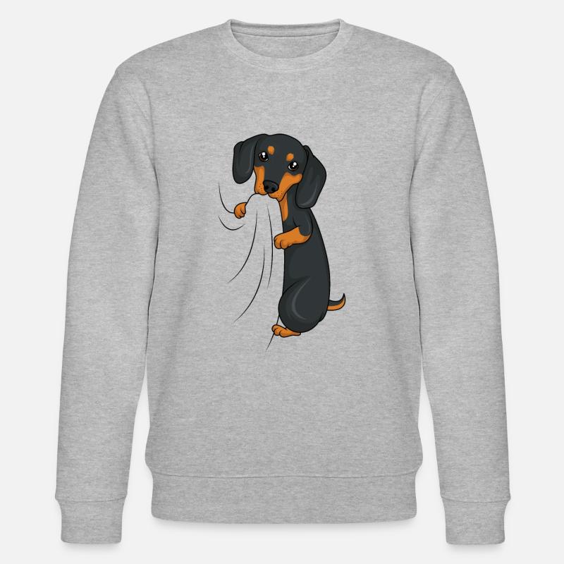 Teckels - Sweat bio CHANGER Stanley/Stella Unisexe - gris chiné