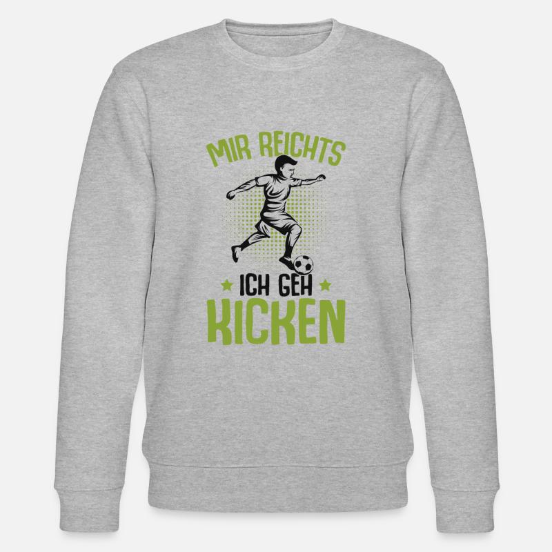 Fußball Kinder - Stanley/Stella Unisex Bio-Sweatshirt CHANGER  - Grau meliert