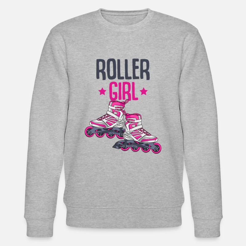 Inline Skates - Stanley/Stella Unisex Bio-Sweatshirt CHANGER  - Grau meliert