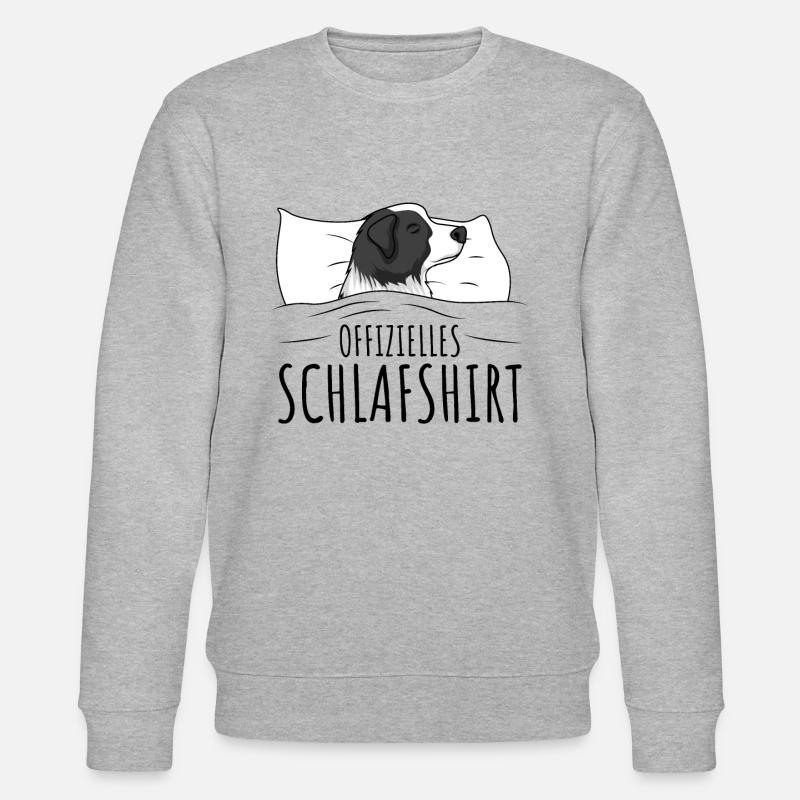Border Collie - Stanley/Stella Unisex Bio-Sweatshirt CHANGER  - Grau meliert