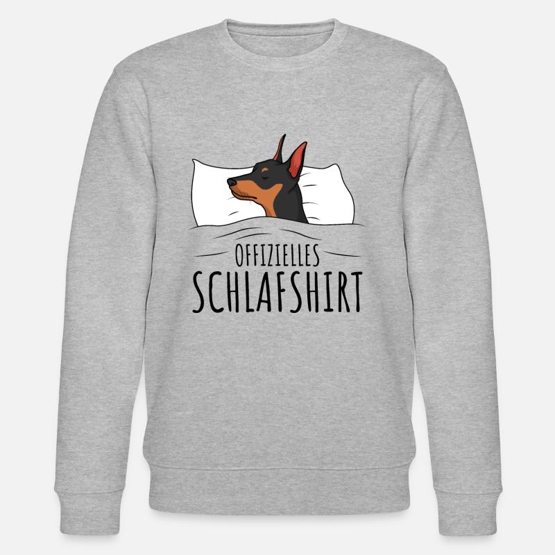 Zwergpinscher - Stanley/Stella Unisex Bio-Sweatshirt CHANGER - Grau meliert