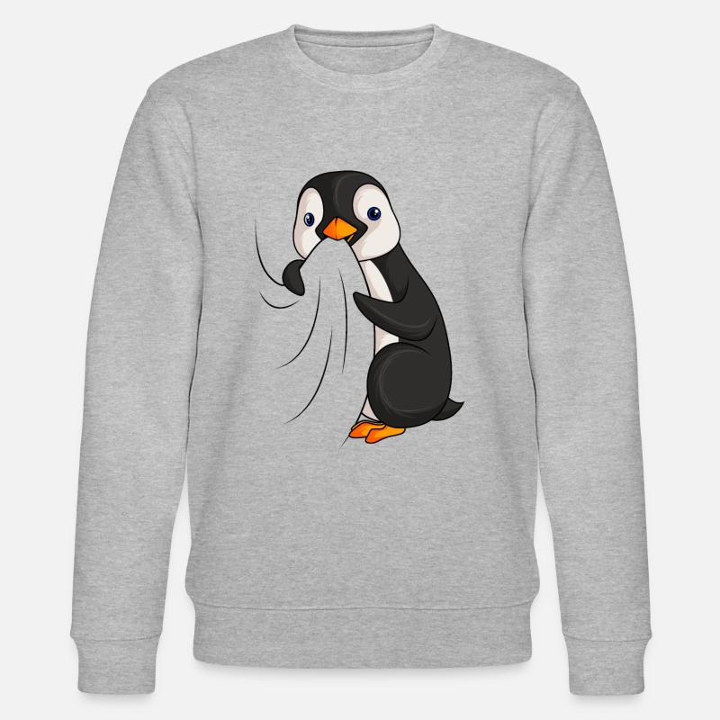 Pinguin - Stanley/Stella Unisex Bio-Sweatshirt CHANGER  - Grau meliert