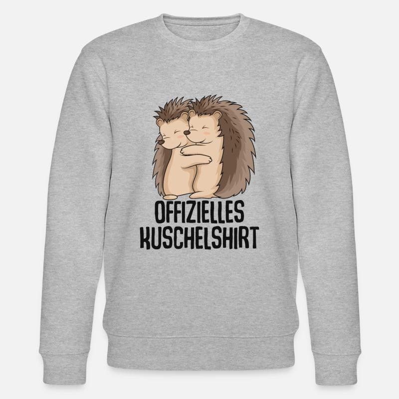 Igel - Stanley/Stella Unisex Bio-Sweatshirt CHANGER  - Grau meliert