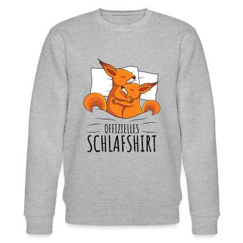 Eichhörnchen - Stanley/Stella Unisex Bio-Sweatshirt CHANGER  - Grau meliert - Vorne - Nik (191cm) & Marisol (170cm)