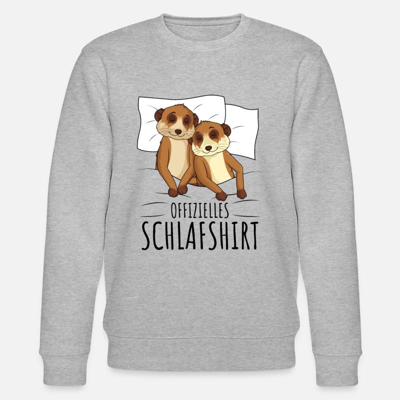 Erdmännchen - Stanley/Stella Unisex Bio-Sweatshirt CHANGER  - Grau meliert