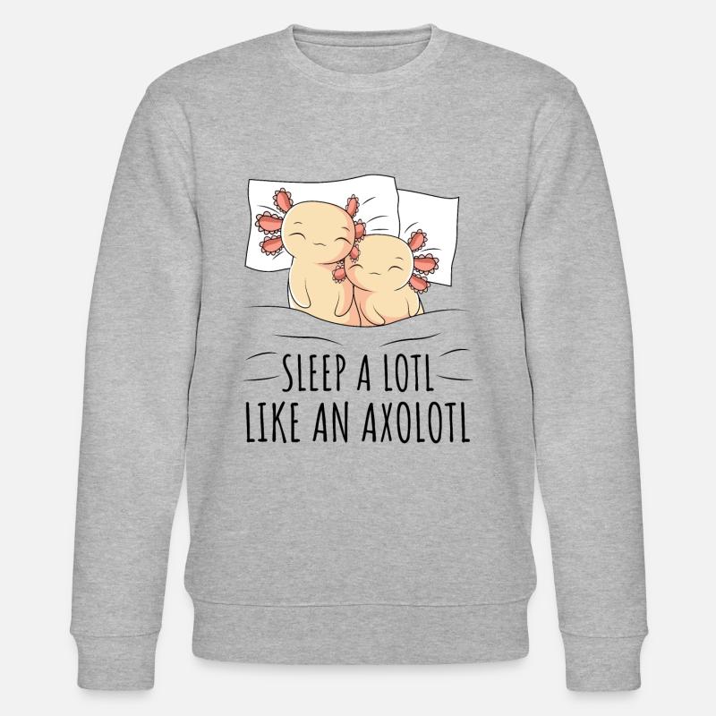 Axolotl - Stanley/Stella Unisex Bio-Sweatshirt CHANGER  - Grau meliert
