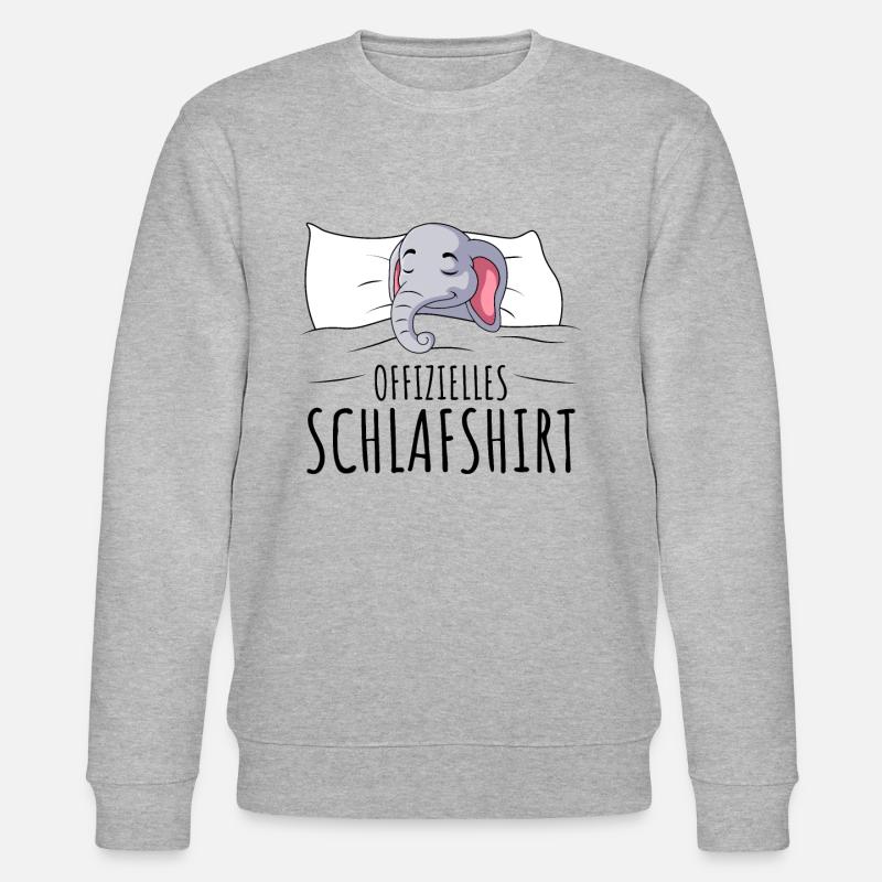 Elefant - Stanley/Stella Unisex Bio-Sweatshirt CHANGER  - Grau meliert