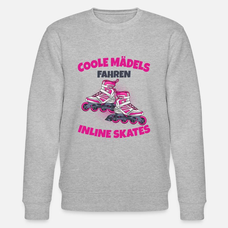 Inline Skates - Stanley/Stella Unisex Bio-Sweatshirt CHANGER  - Grau meliert