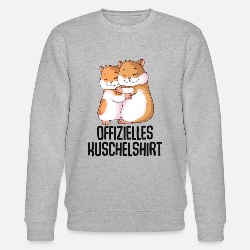 Hamster - Stanley/Stella Unisex Bio-Sweatshirt CHANGER  - Grau meliert